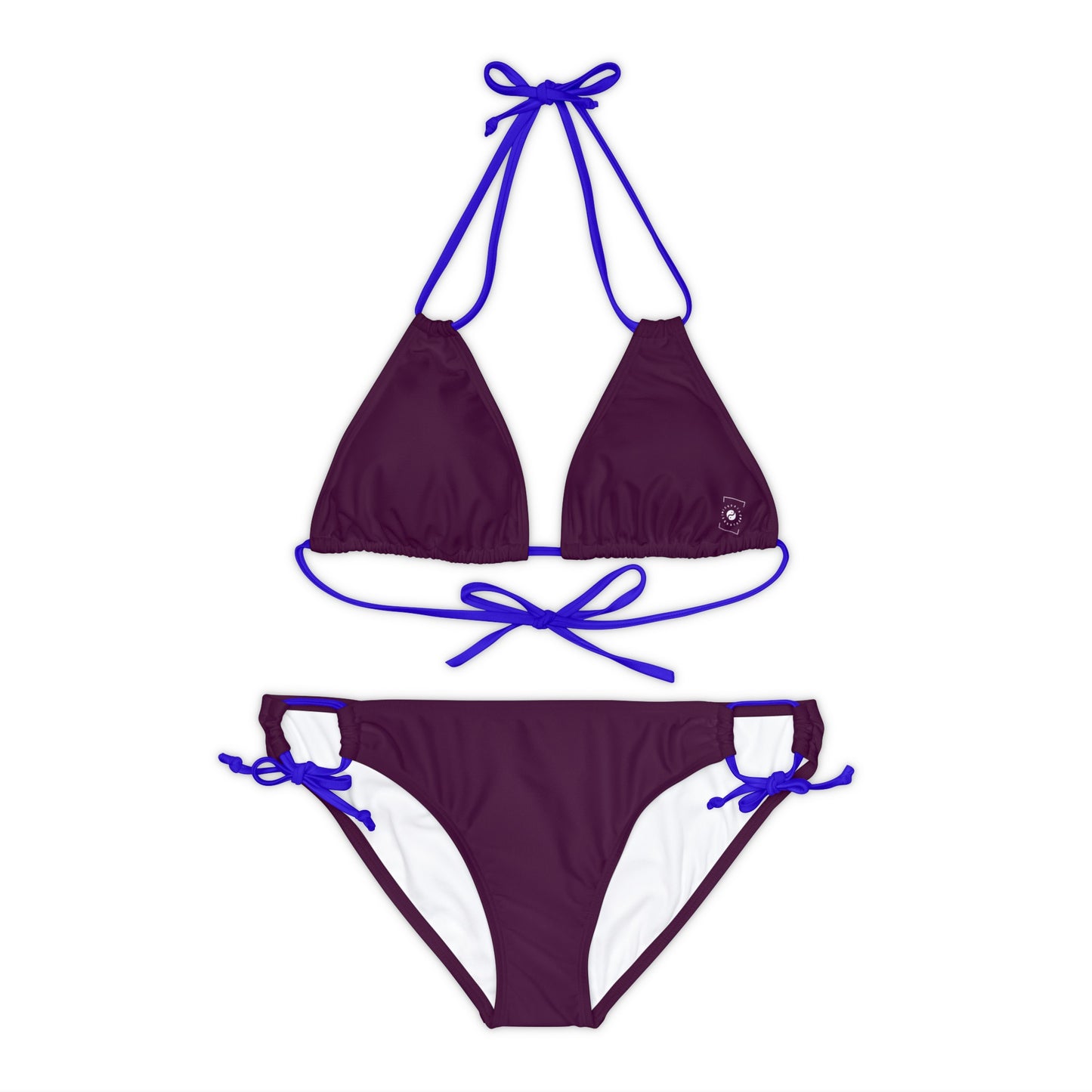 Deep Burgundy - Ensemble bikini à lacets