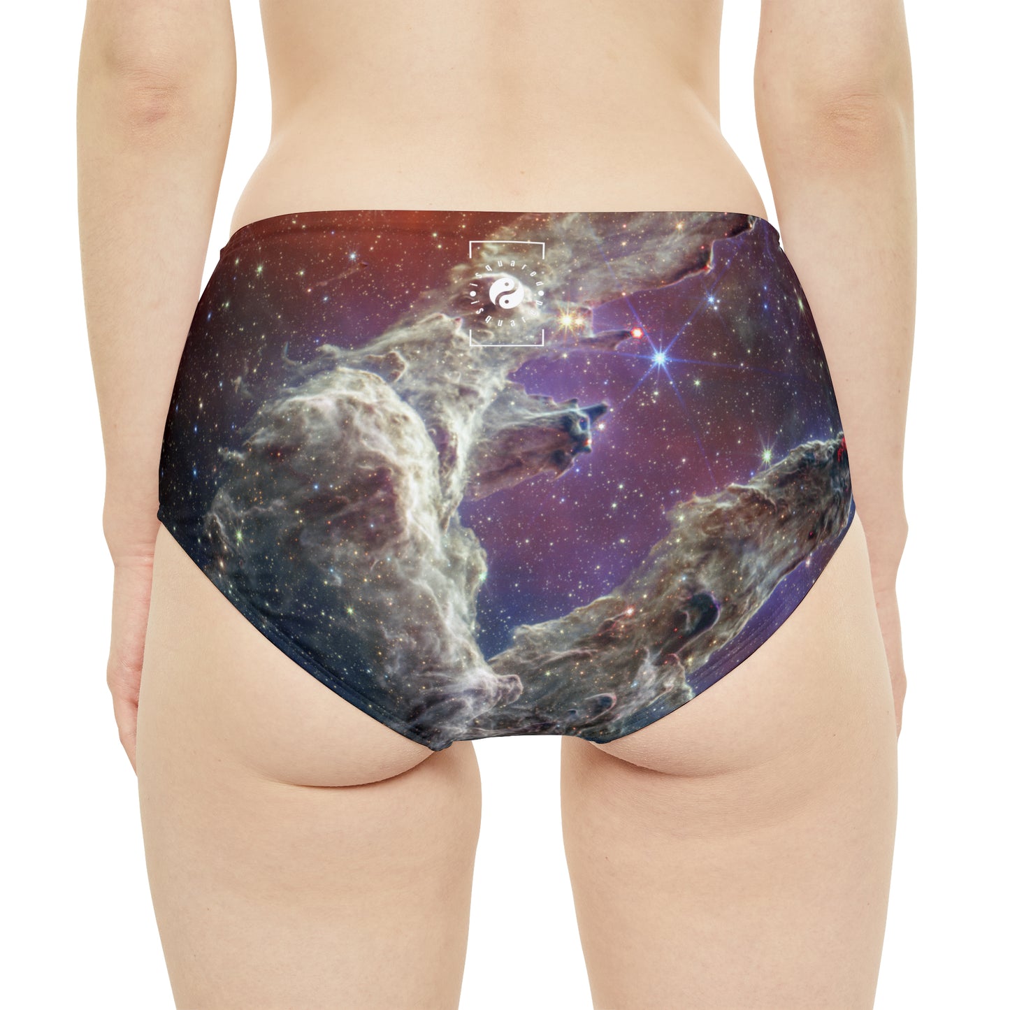 Pillars of Creation (NIRCam and MIRI Composite Image) - JWST Collection - High Waisted Bikini Bottom