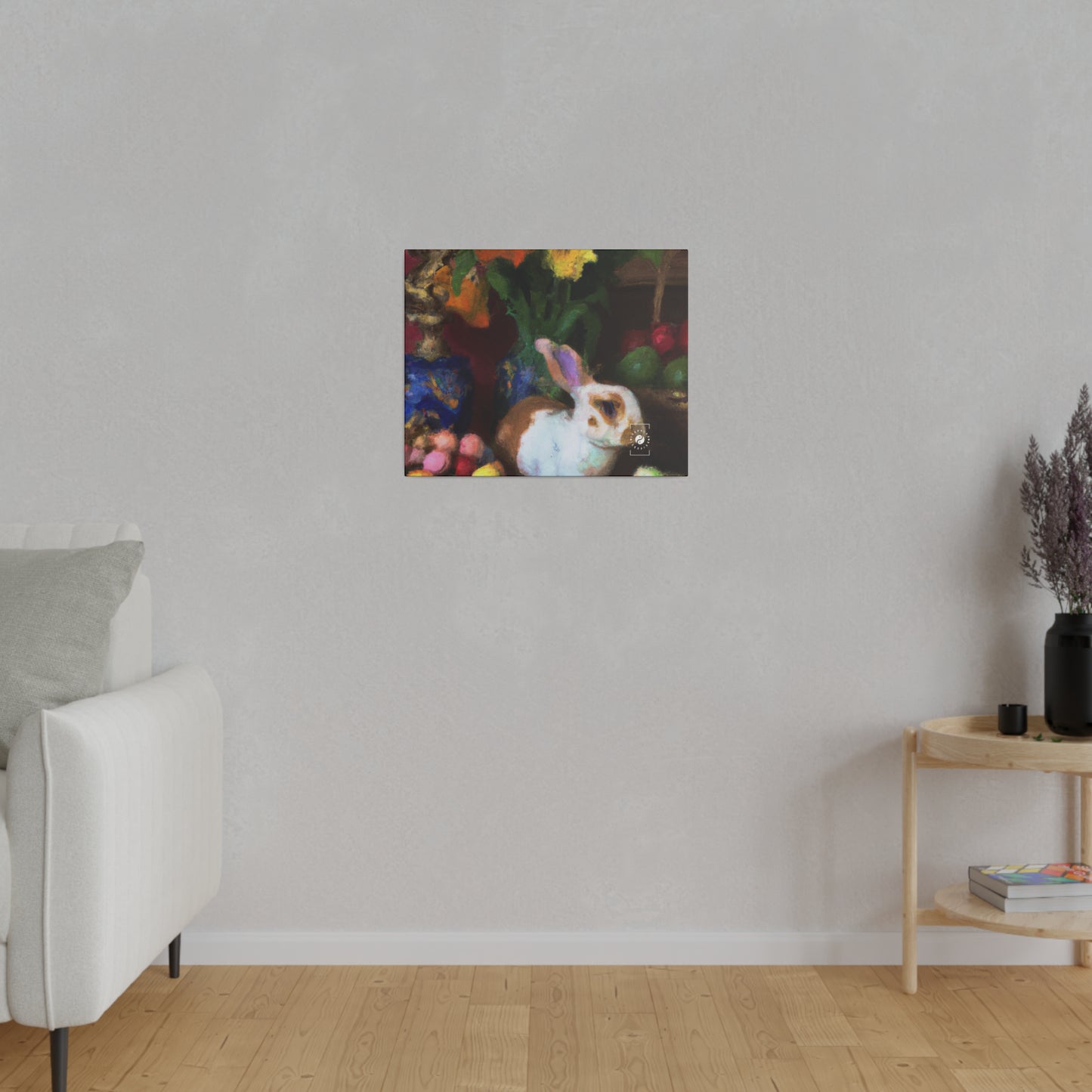 "Velveteen Aureate Easter Reverie" - Art Print Canvas