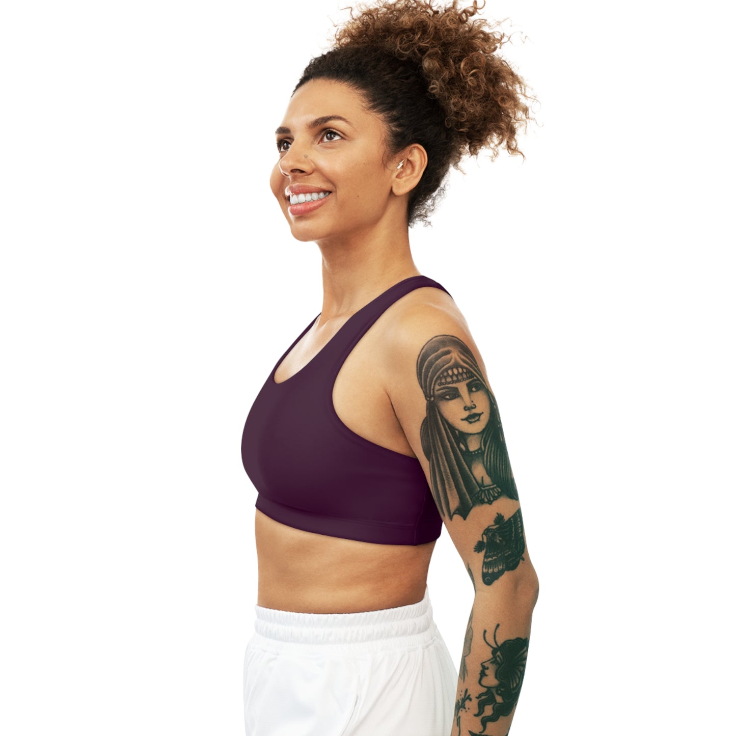 Deep Burgundy - Seamless Sports Bra