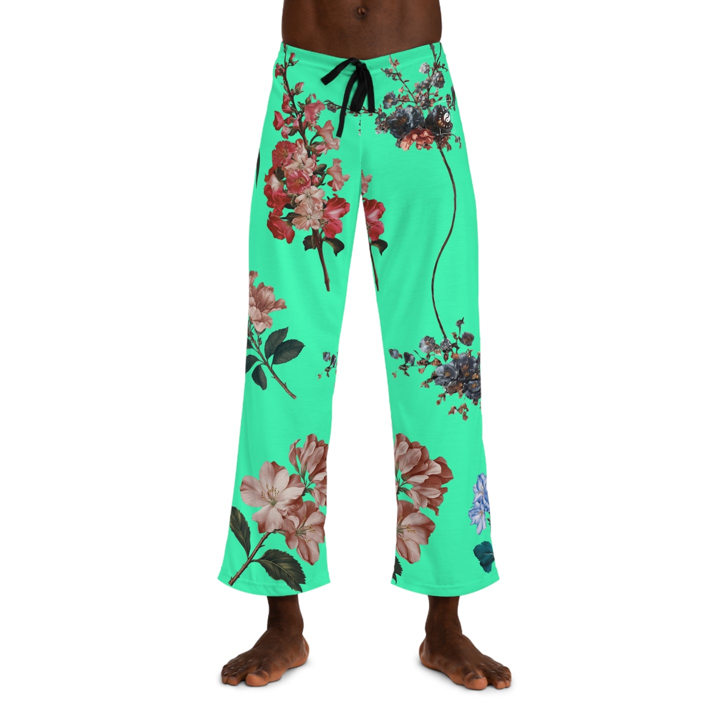 Botaniques sur Turquoise - Pantalon de détente pour hommes