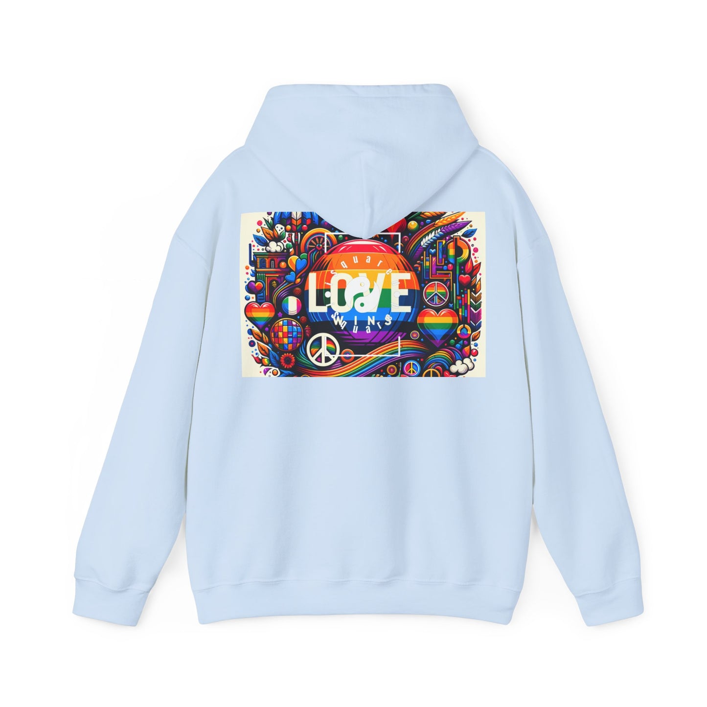 LOVE WINS - Sweat à capuche