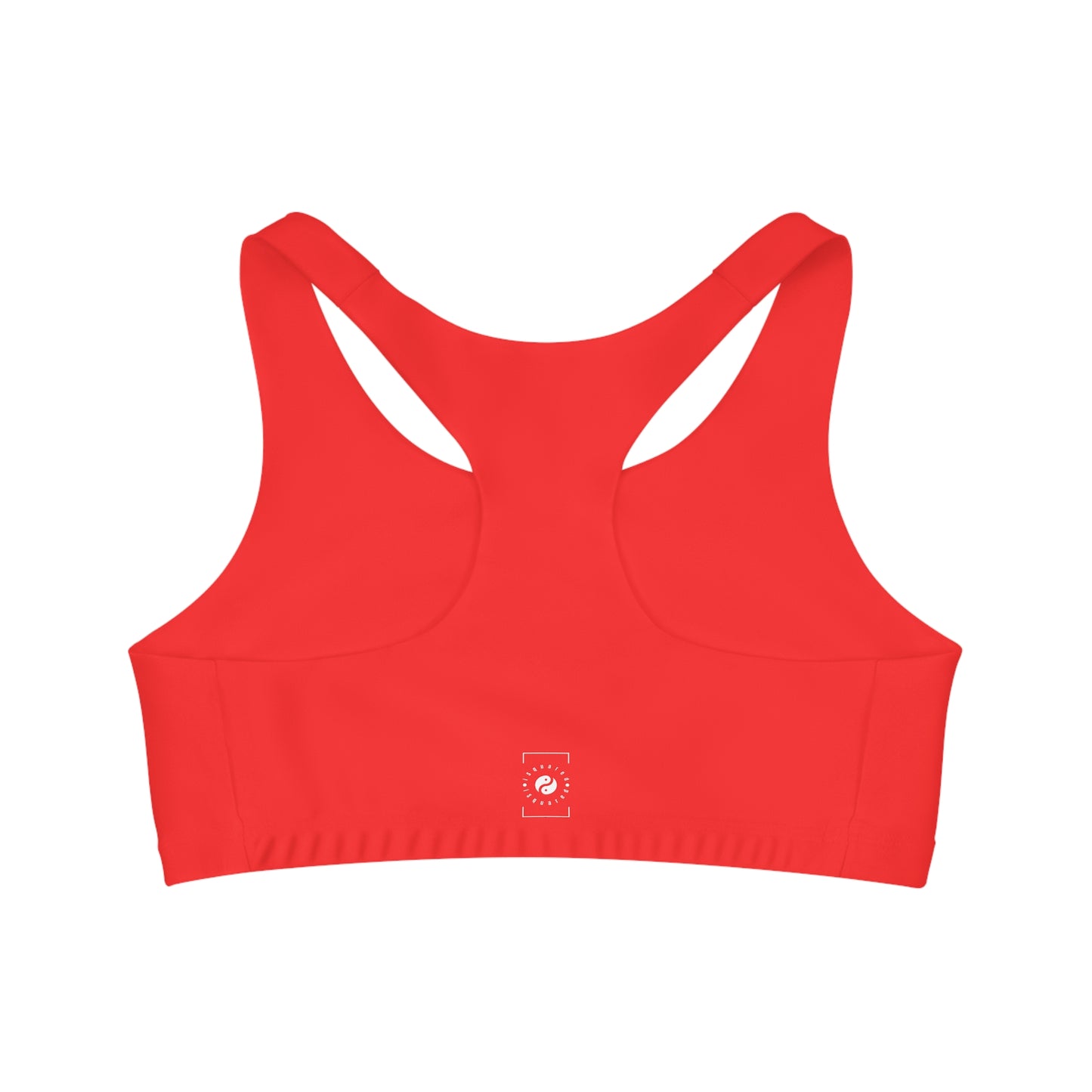 Bright Red FF3131 - Seamless Sports Bra