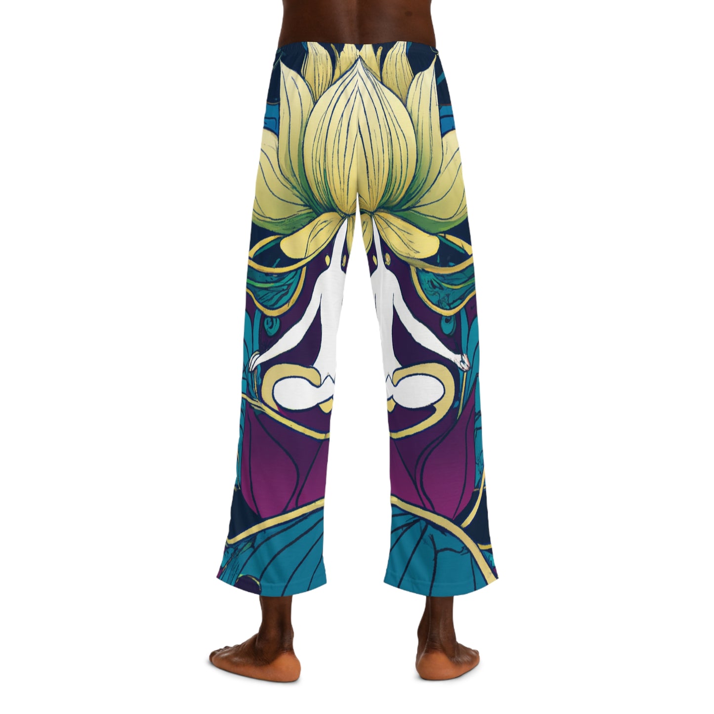 "Lotus Serenity Dance" - men's Lounge Pants