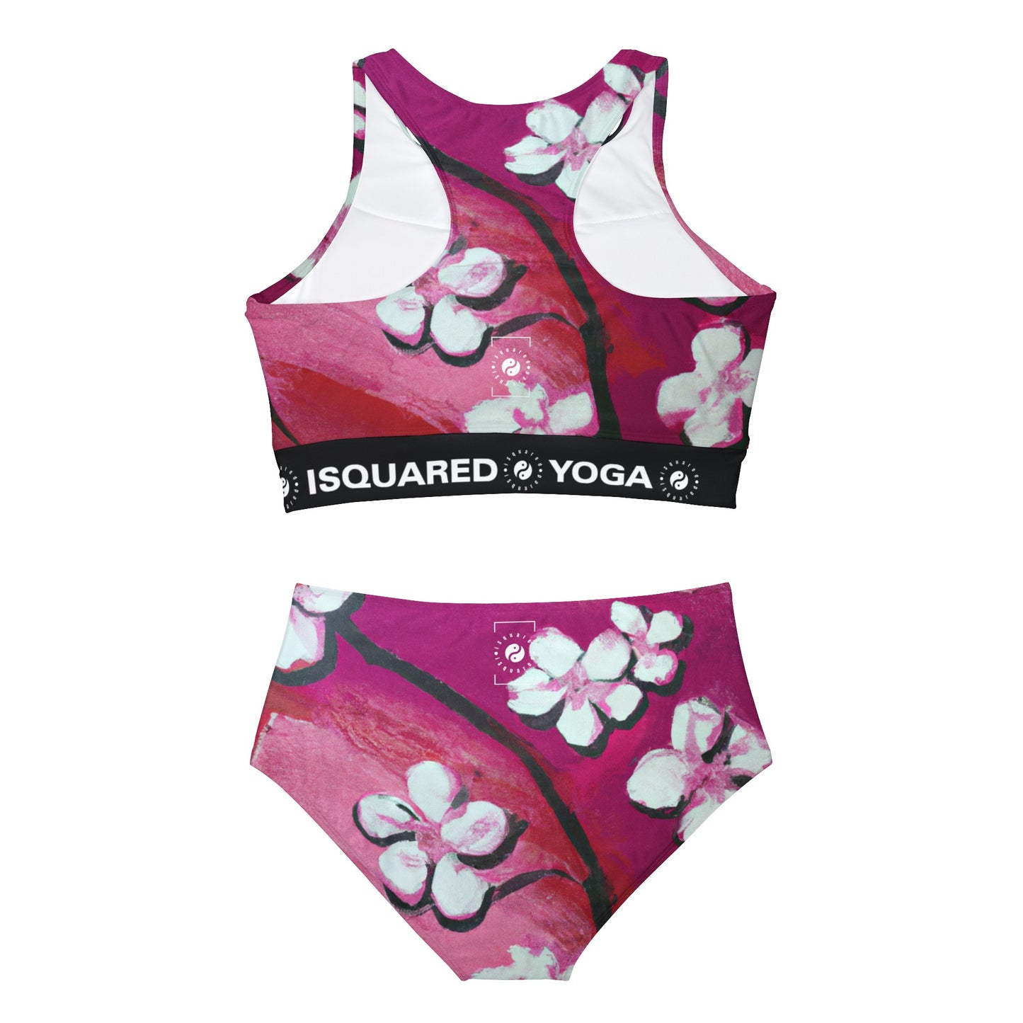 Ephemeral Blossom - Ensemble de bikini de yoga chaud