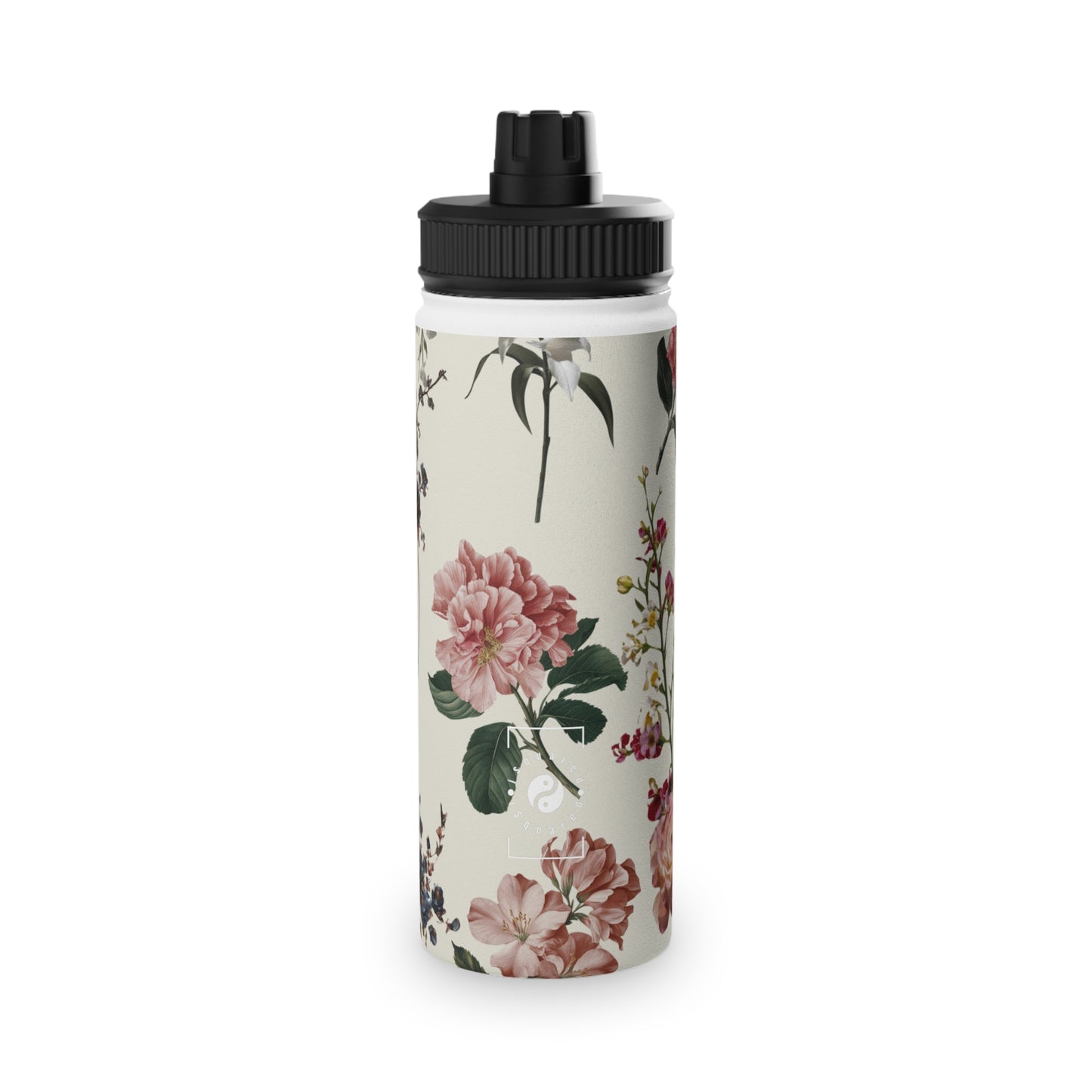 Botanicals on Beige - Sports Water Bottle