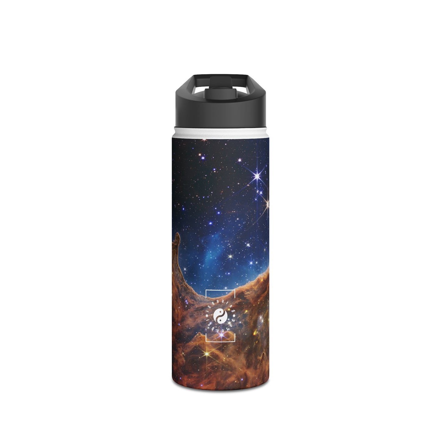 “Cosmic Cliffs” in the Carina Nebula (NIRCam Image) - JWST Collection - Water Bottle