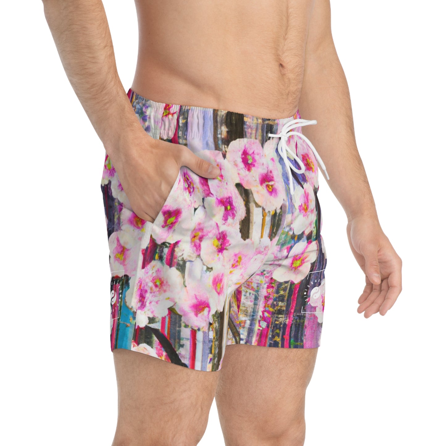 Abstract Bloom 05 - Swim Trunks for Men