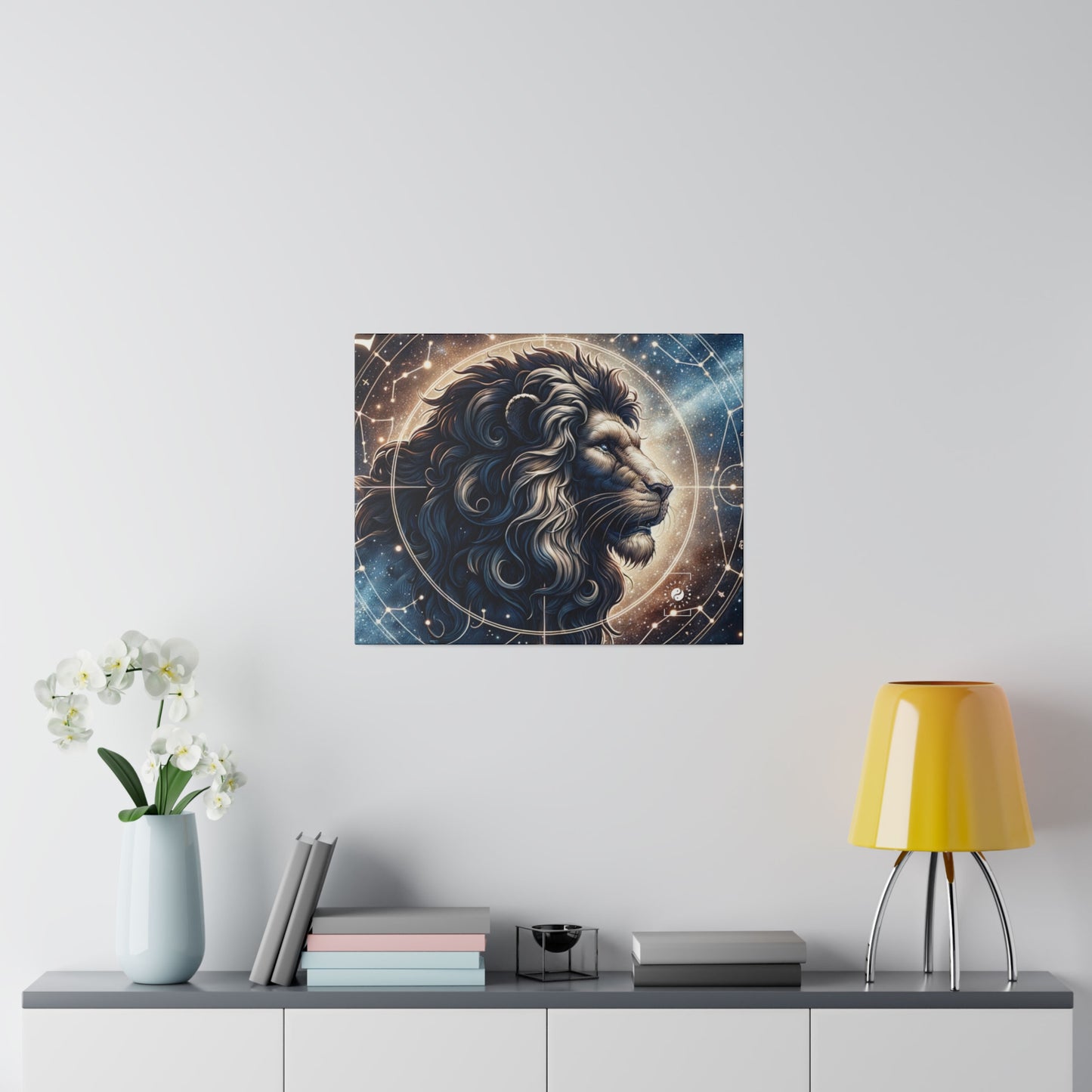 Celestial Leo Roar - Art Print Canvas