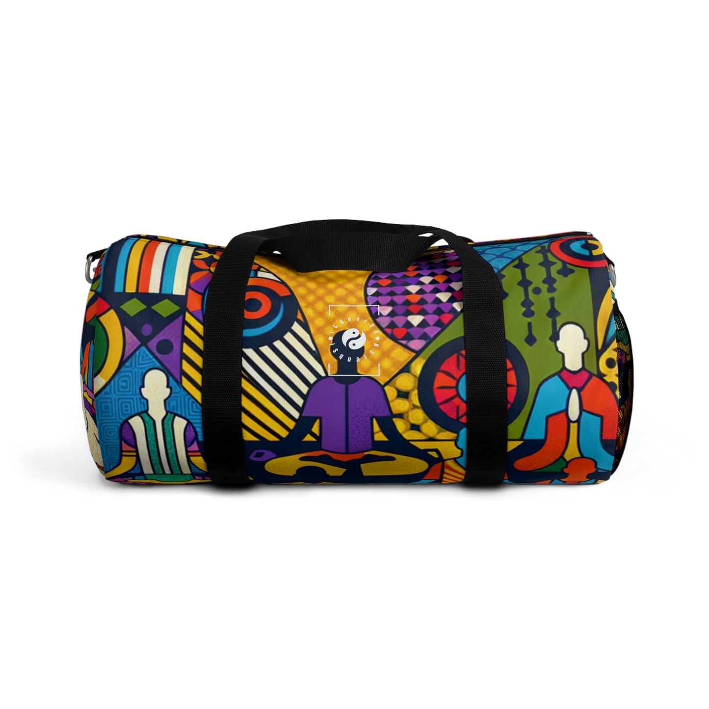 Vibrant Sadana: Prana in Nouveau Réalité - Duffle Bag