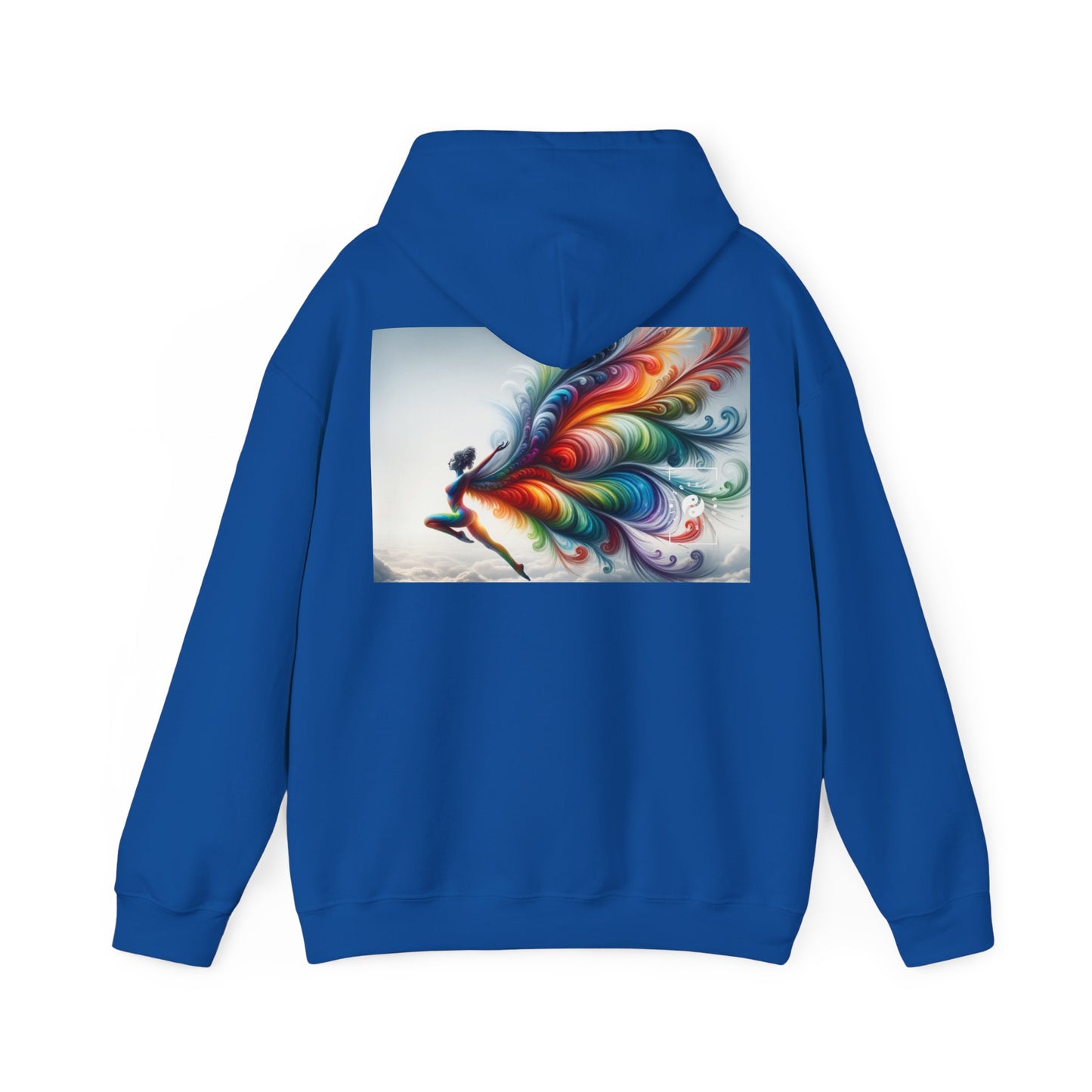 "Yogini's Rainbow Flight" - Hoodie