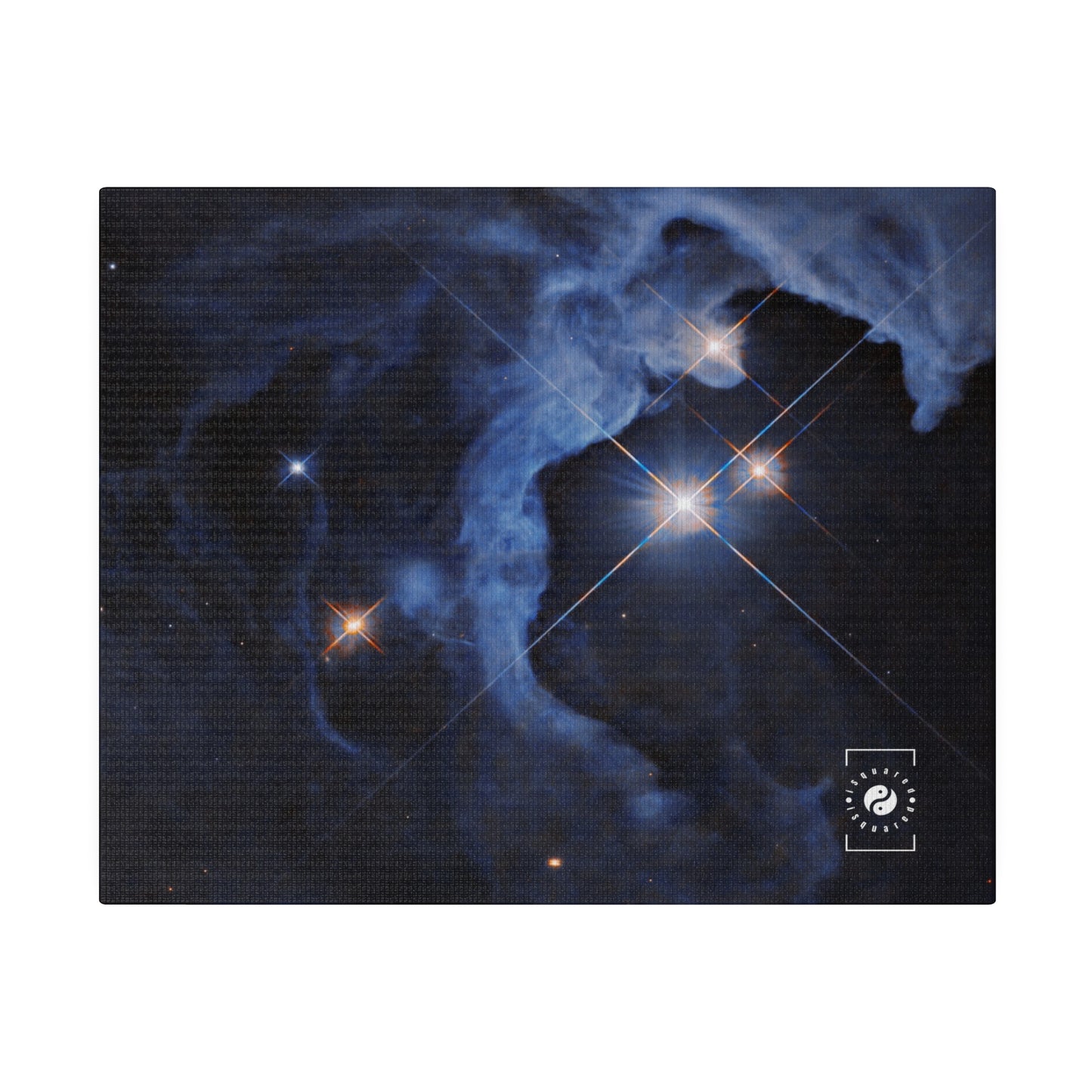 HP Tau, HP Tau G2, and G3 3 star system captured by Hubble - Art Print Canvas