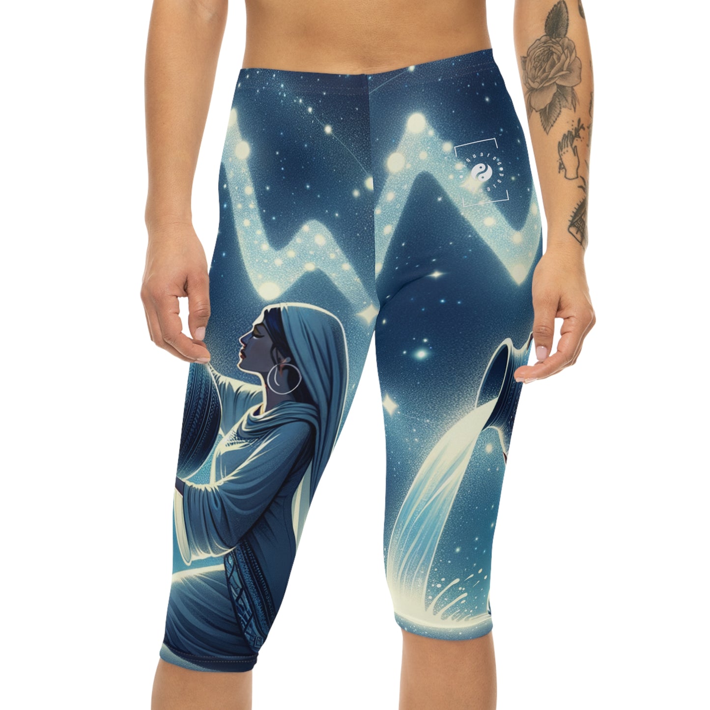 Aquarius Flow - Capri Shorts