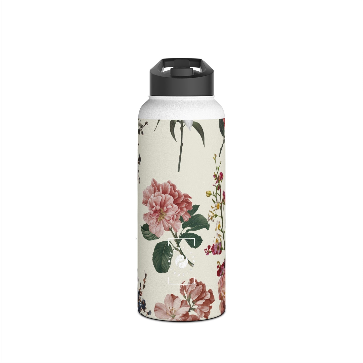 Botanicals on Beige - Water Bottle