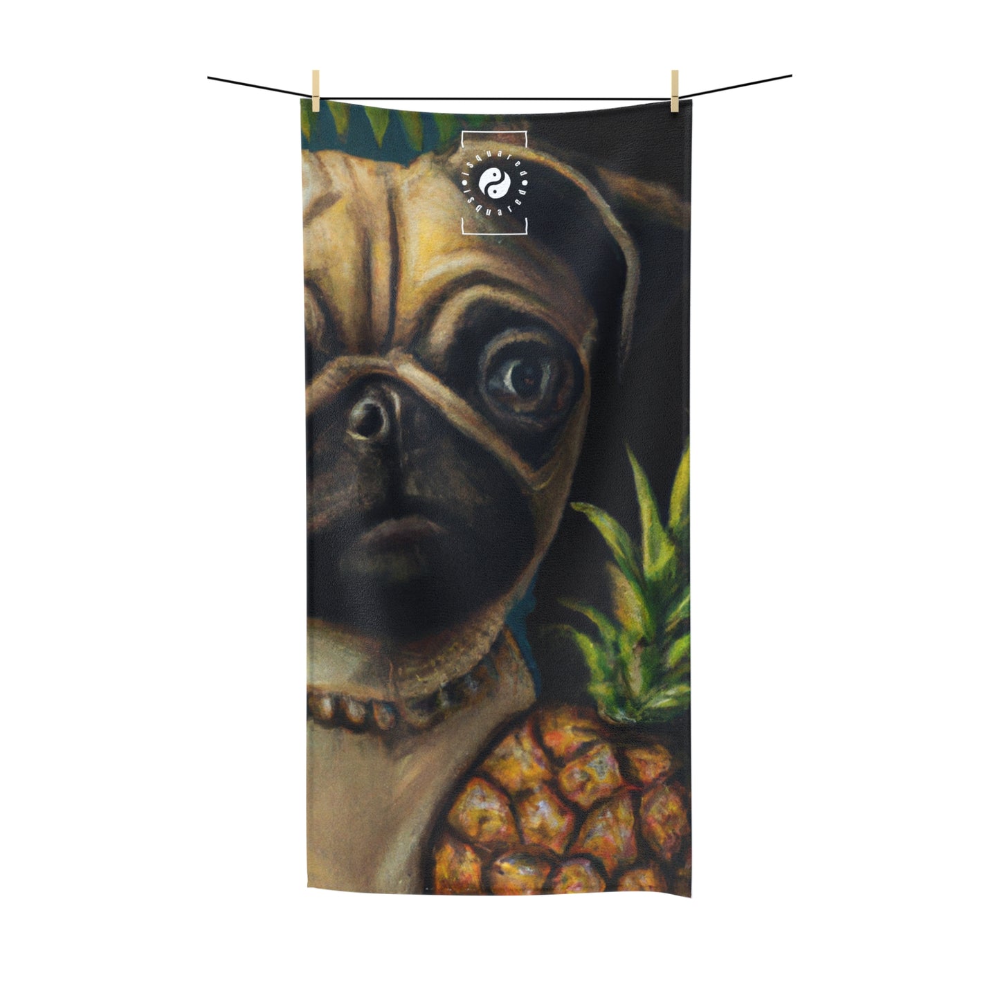 Chunky Pineapple - Serviette de yoga tout usage