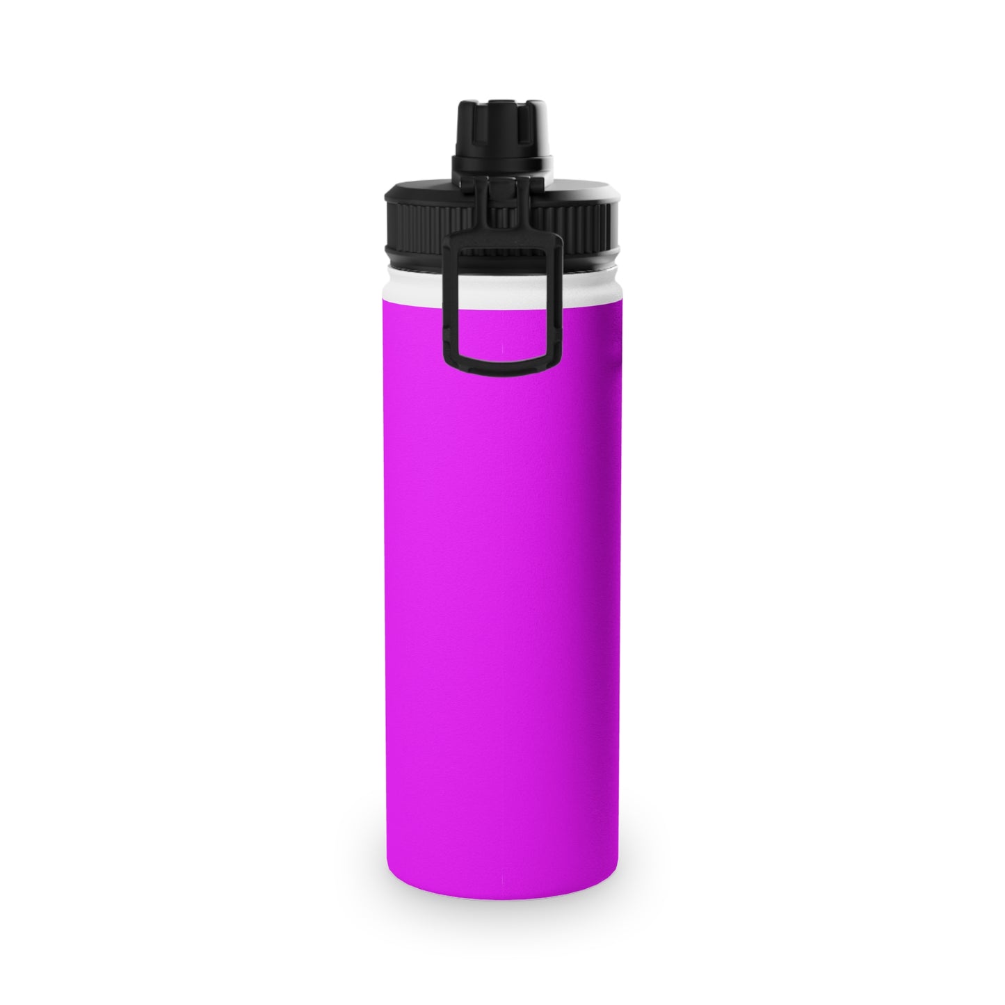 #f000ff Neon Purple - Sports Water Bottle