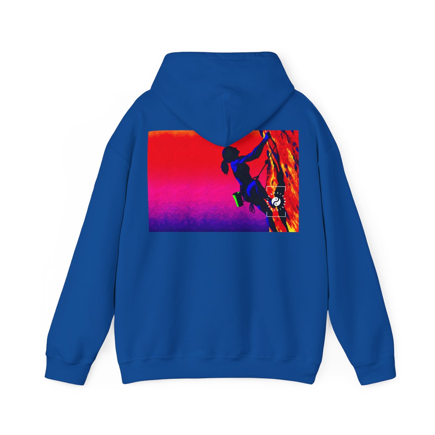 "Technicolor Ascent: The Digital Highline" - Sweat à capuche