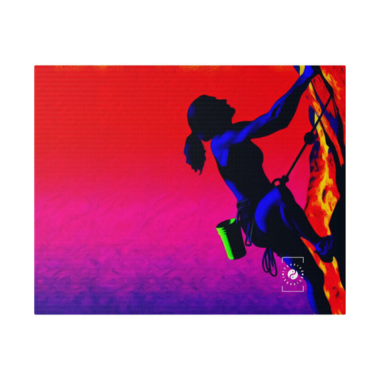 « Technicolor Ascent : The Digital Highline » – Impression sur toile