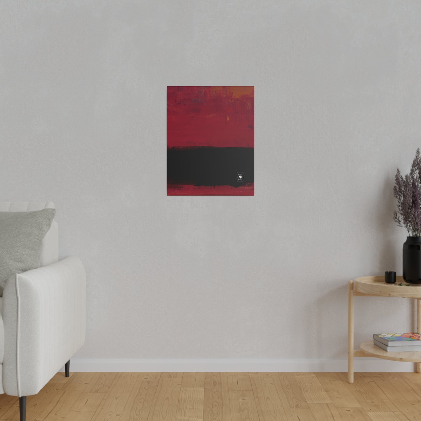 Nocturnal Vermillion - Art Print Canvas