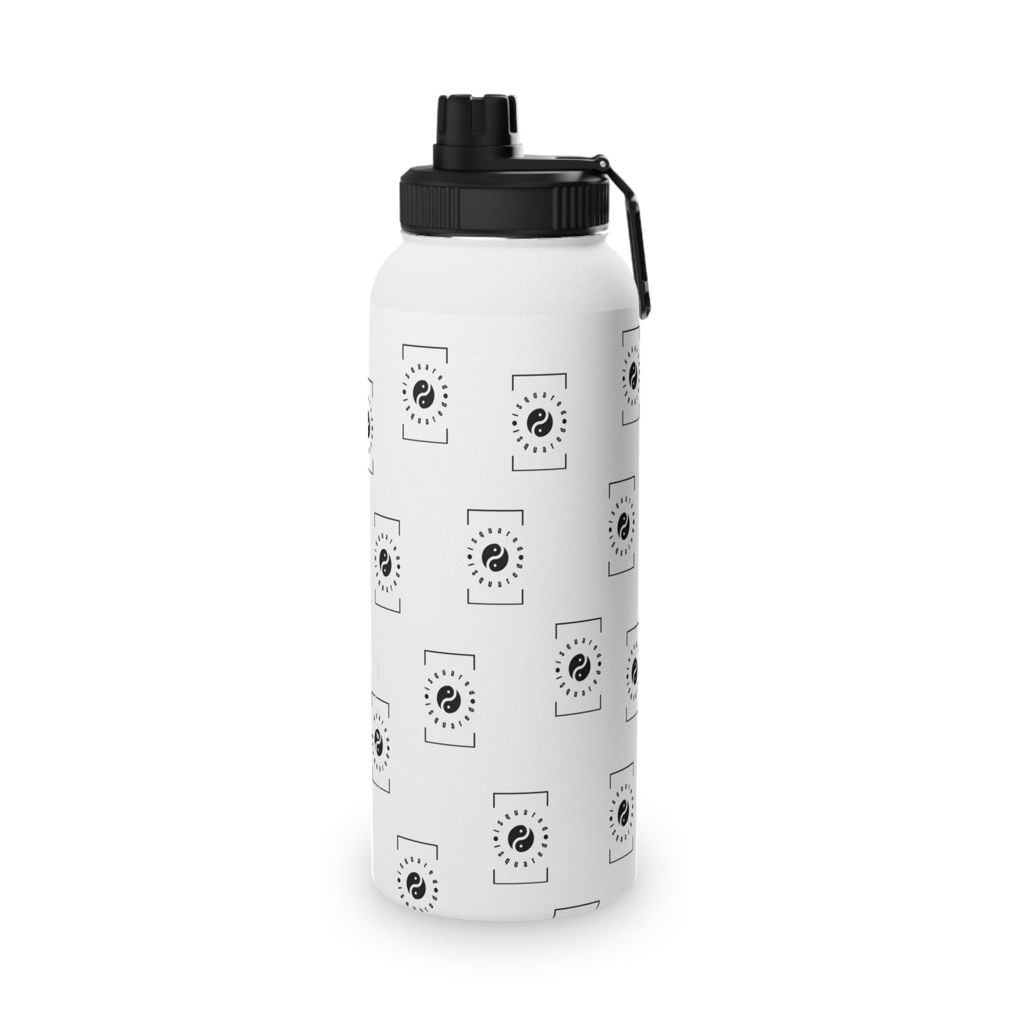 White iSquared Yoga - Sports Water Bottle