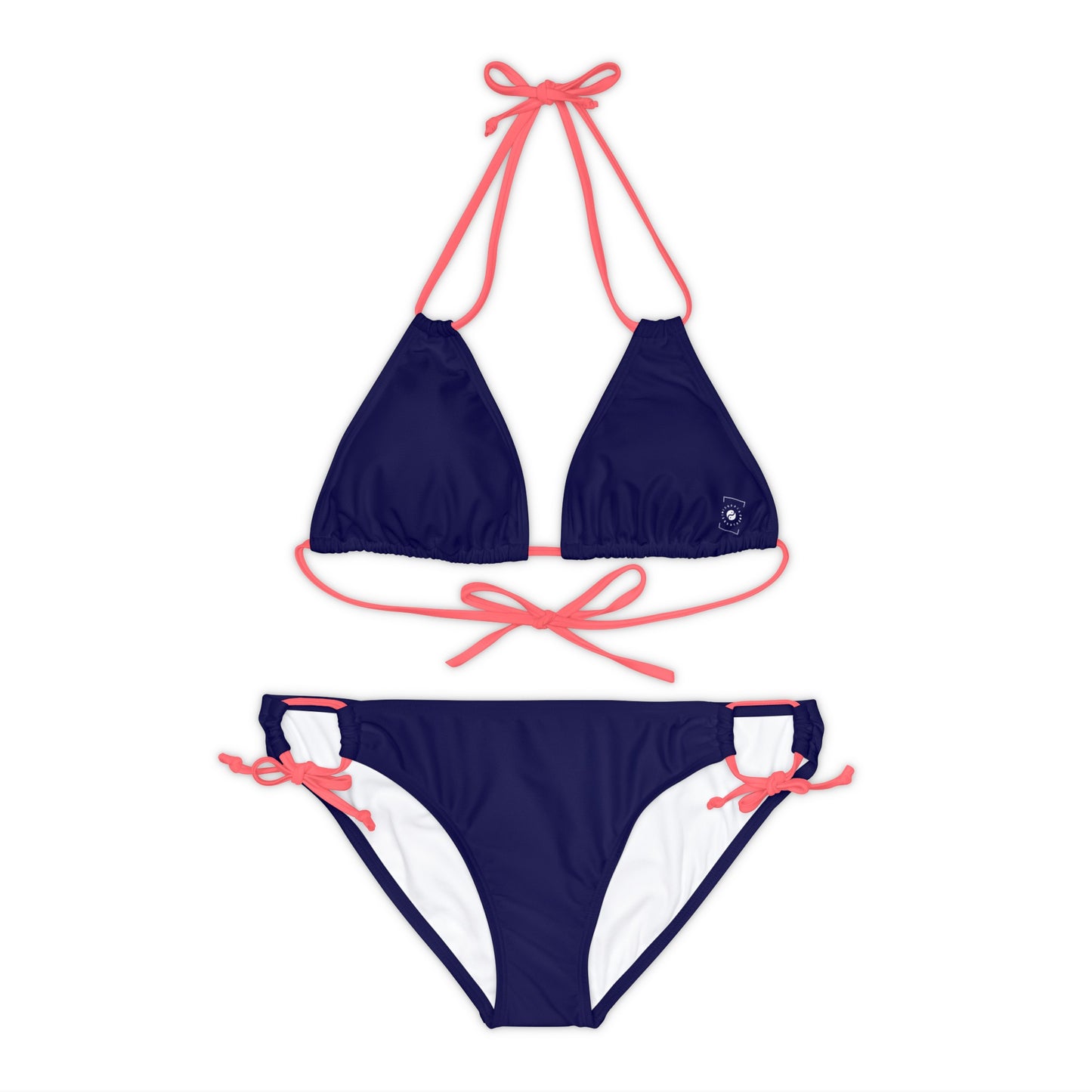 Bleu Royal - Ensemble bikini à lacets