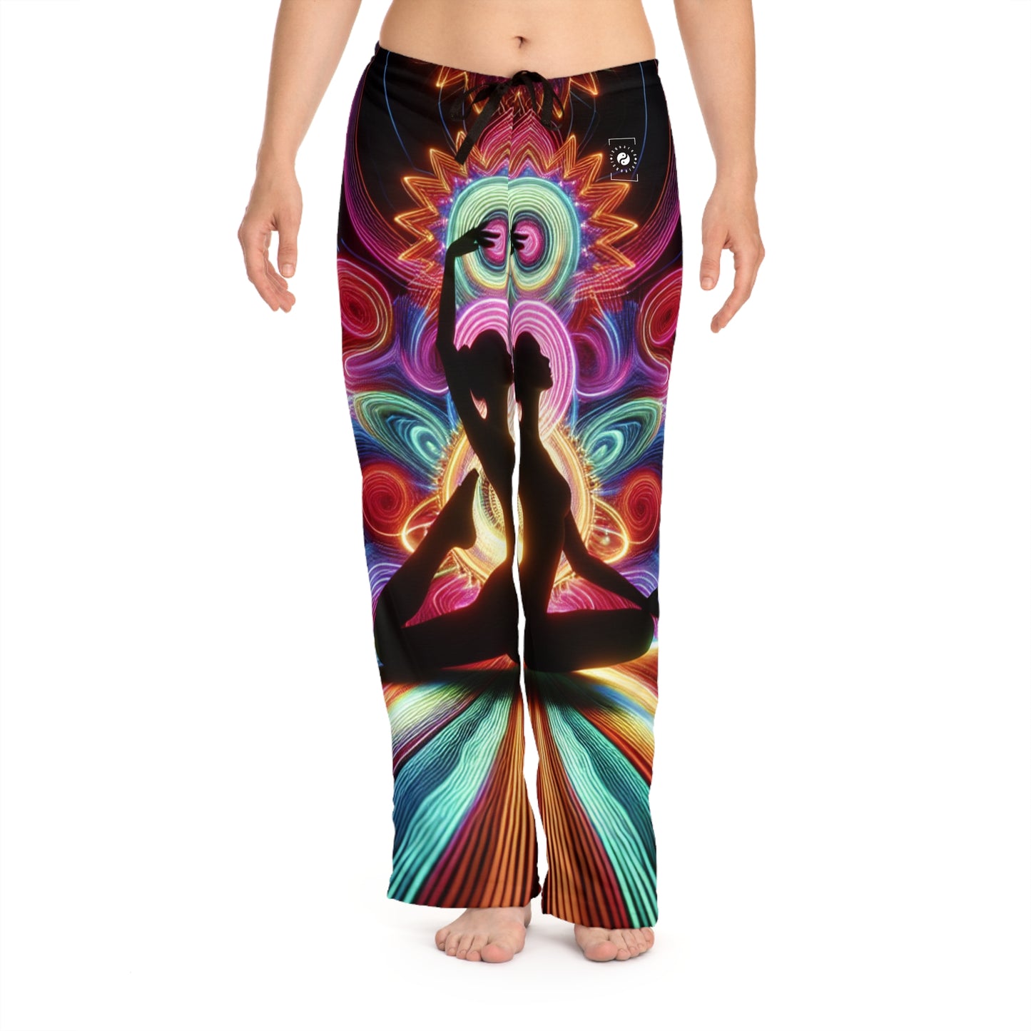 "Neon Zenith: Chromatic Balance" - Women lounge pants