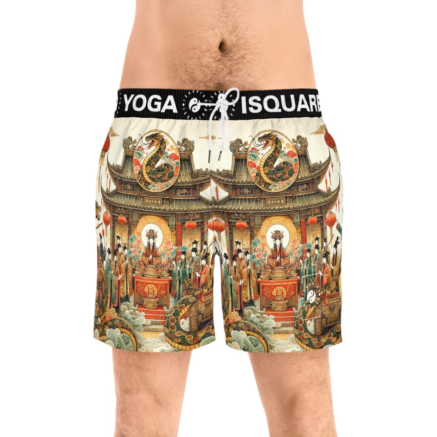 Serpent New Year - Swim Shorts (Mid-Length) for Men