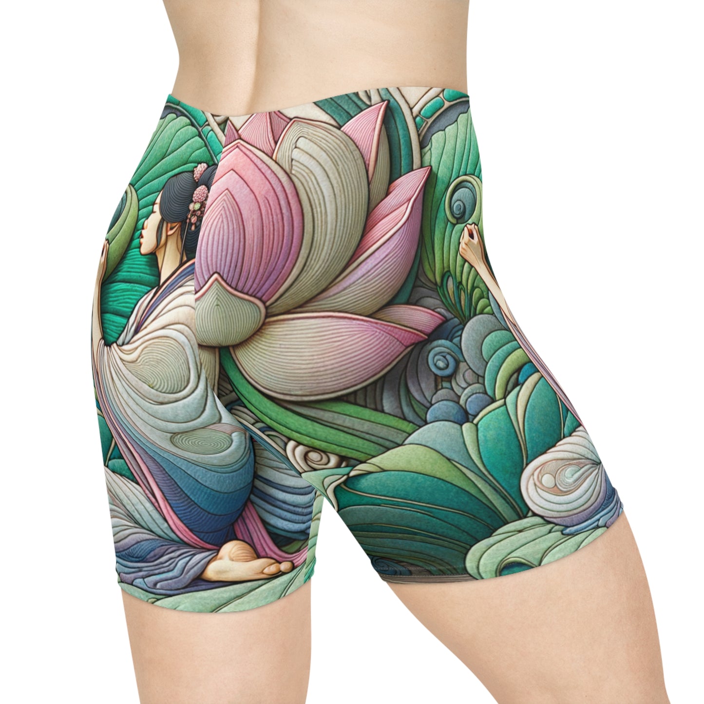 "Lotus Echo Serenity" - Hot Yoga Short