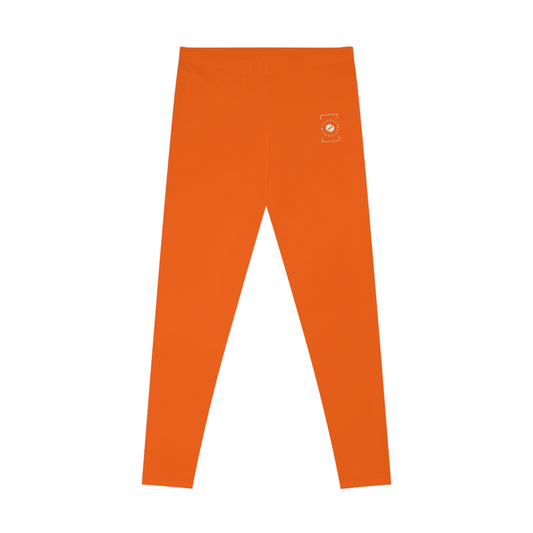 Neon Orange #FF6700 - Unisex Tights