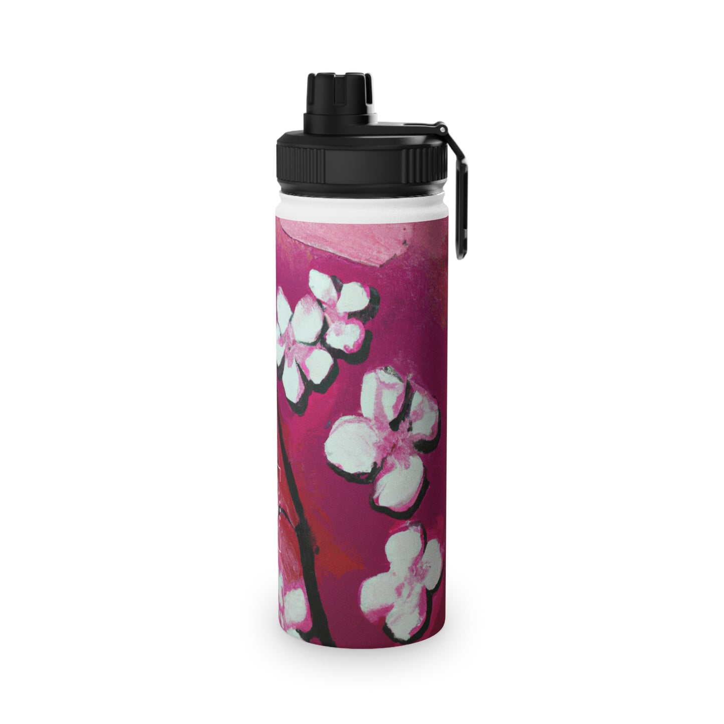 Ephemeral Blossom - Sports Water Bottle