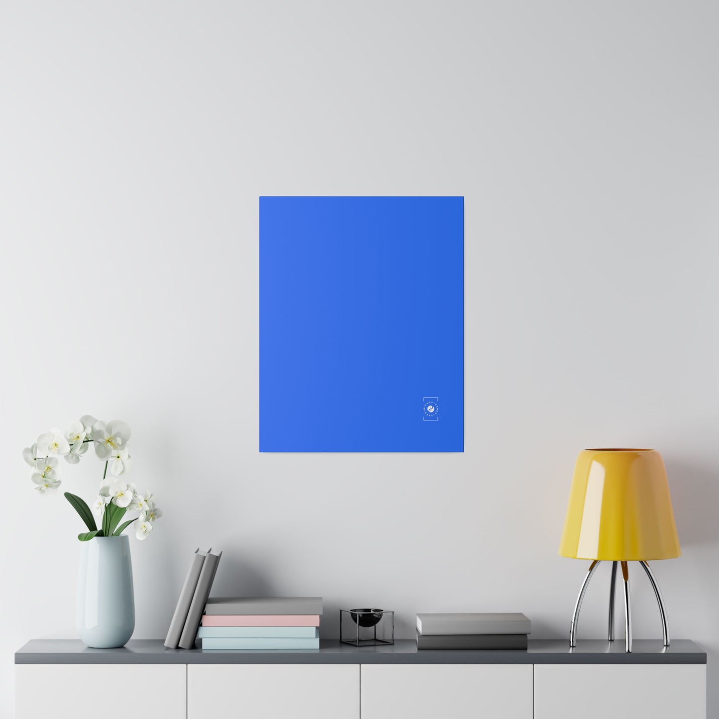 #2C75FF Electric Blue - Art Print Canvas