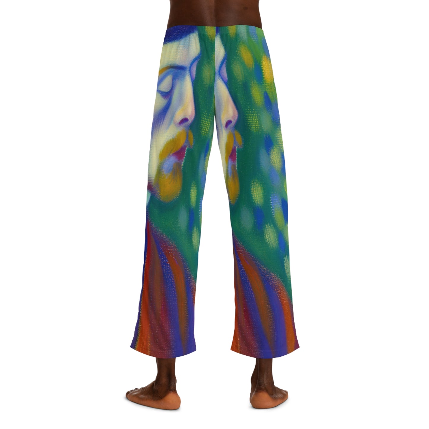 "Serene Resilience: A Frida's Solitude in hues" - men's Lounge Pants