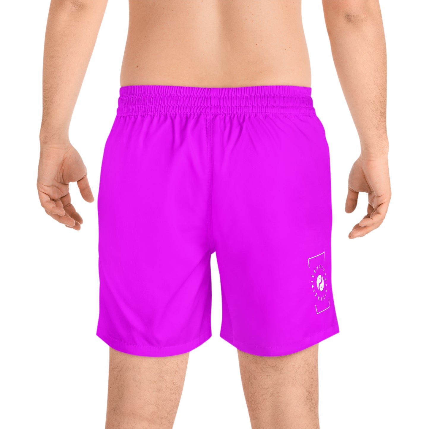#f000ff Neon Purple - Swim Shorts (Solid Color) for Men