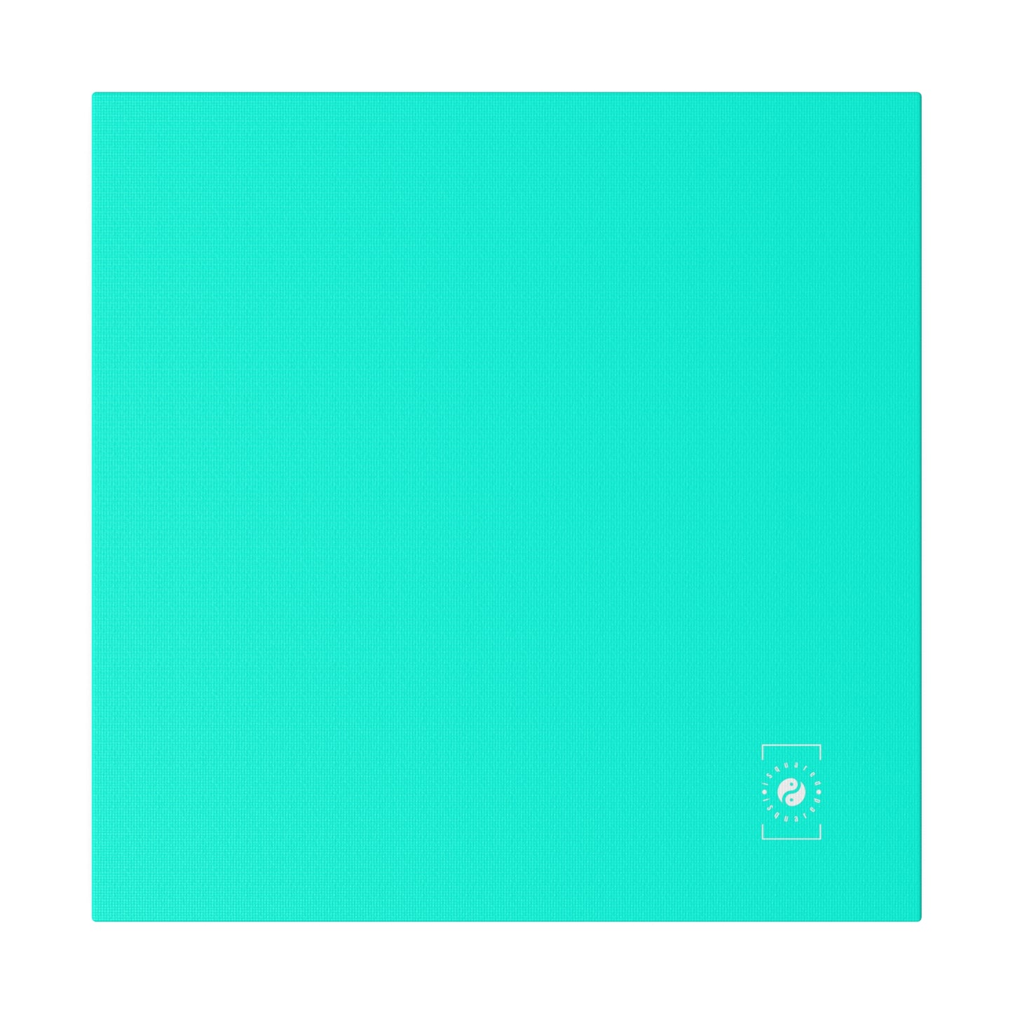 Neon Teal #11ffe3 - Art Print Canvas