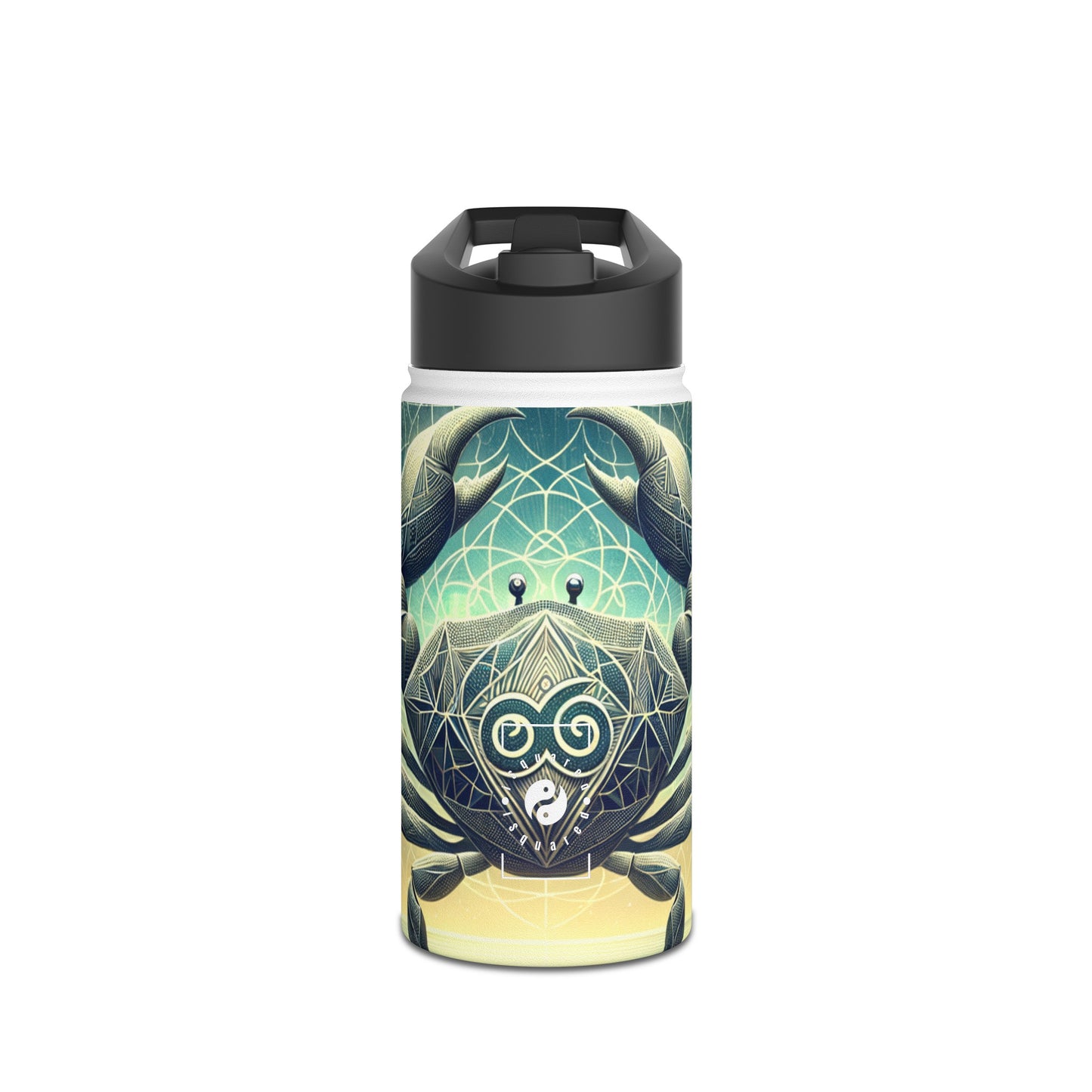 Crab Constellation Yoga - Water Bottle