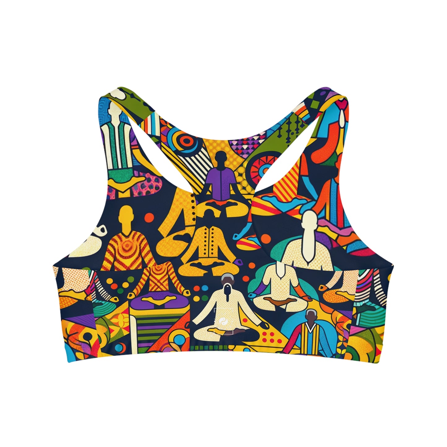 Vibrant Sadana: Prana in Nouveau Réalité - Seamless Sports Bra