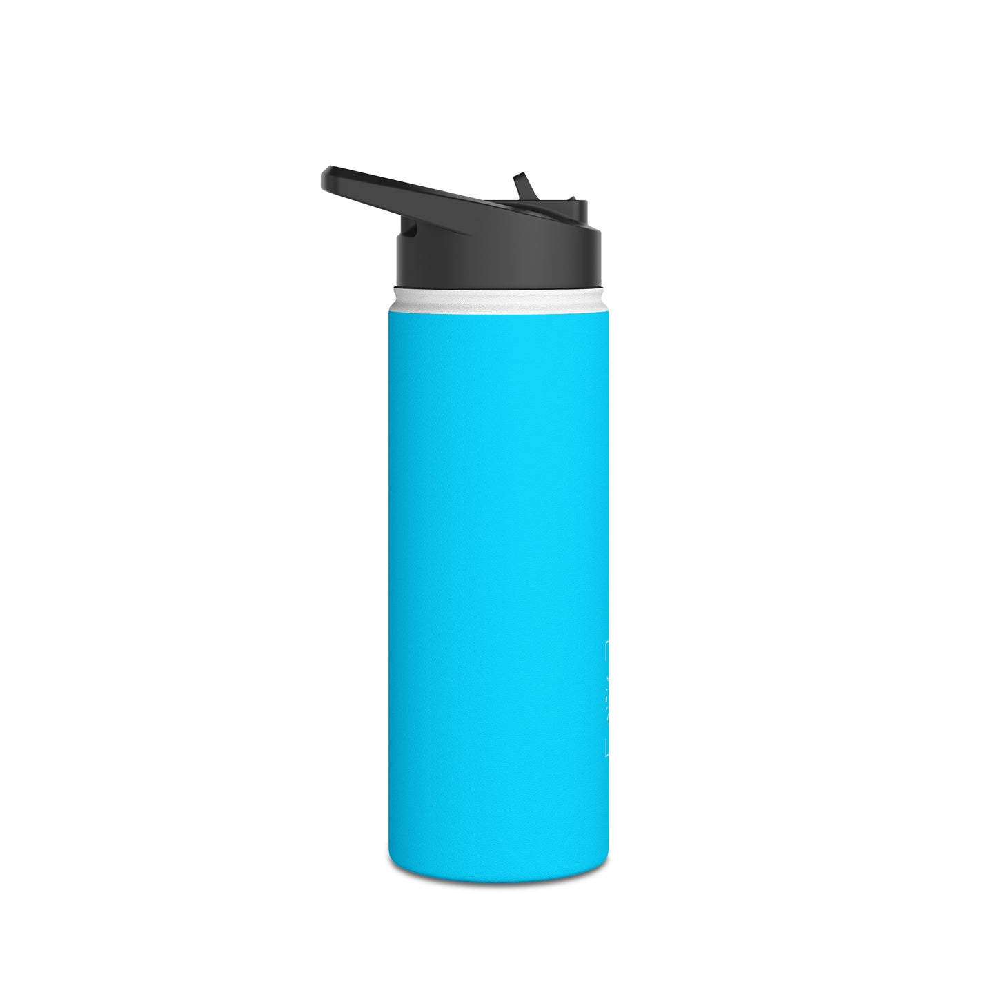 #04D9FF  Neon Blue - Water Bottle