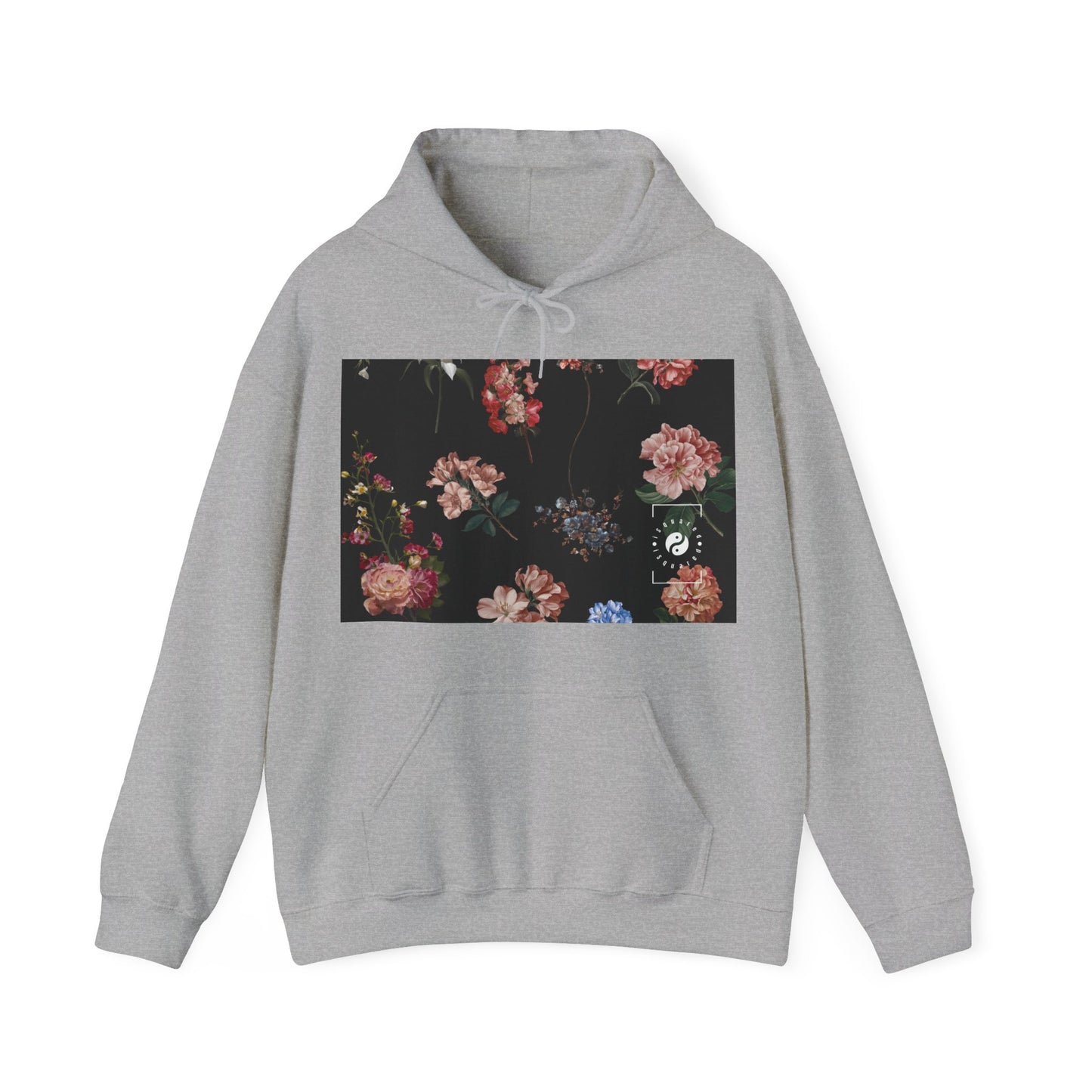 Botanicals on Black - Hoodie