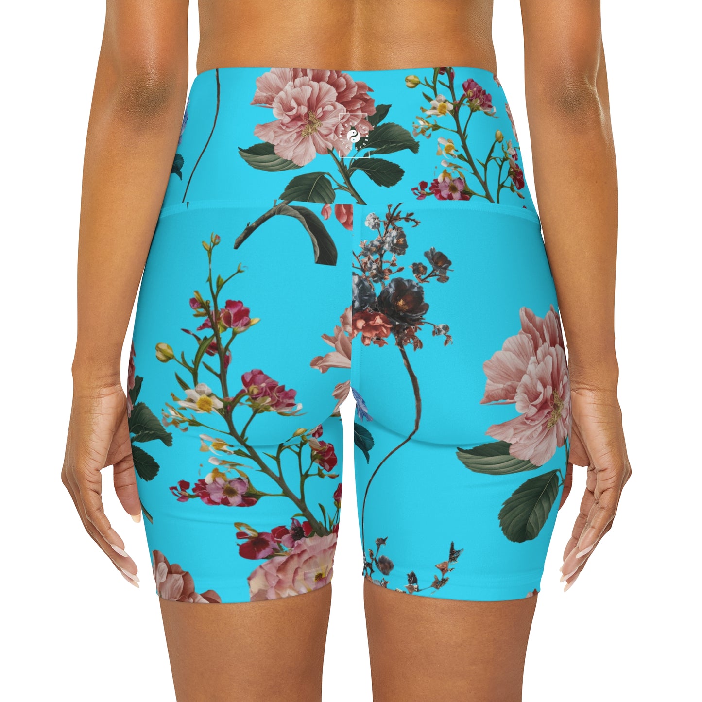 Botanicals on Azure - shorts