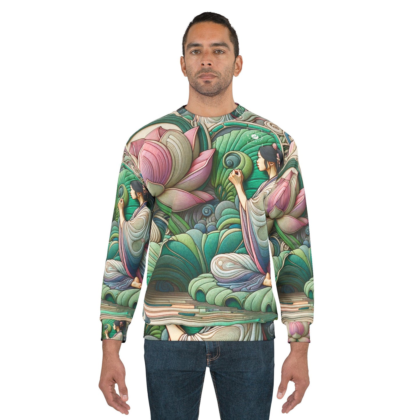 "Lotus Echo Serenity" - Unisex Sweatshirt