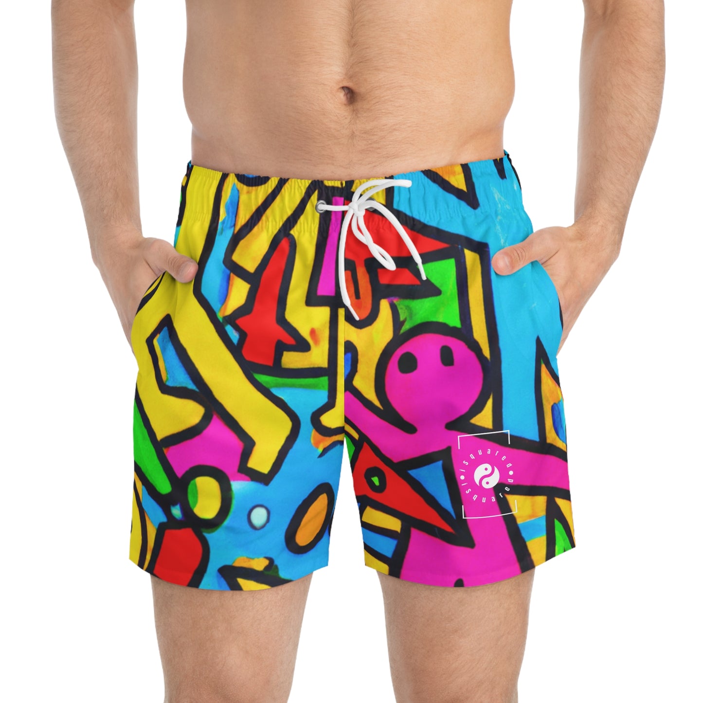 symbols of happiness - Swim Trunks for Men