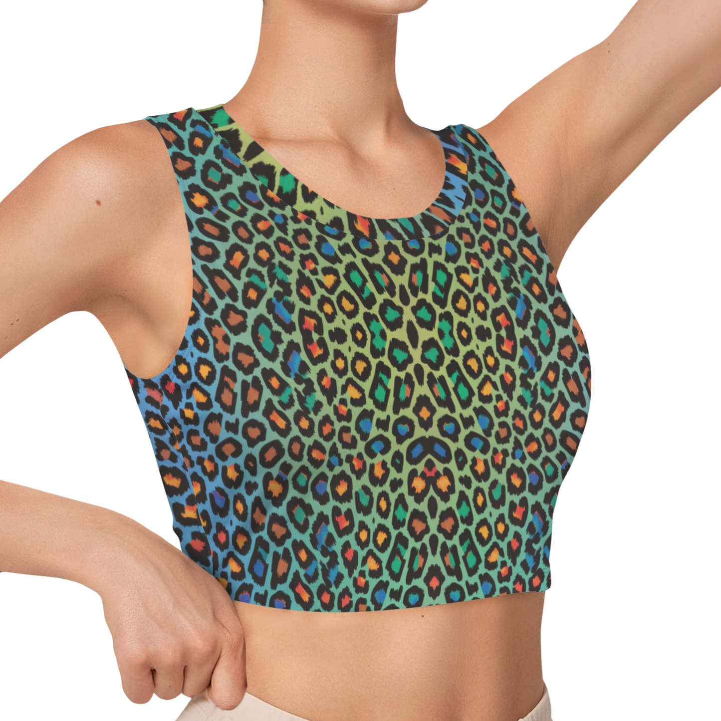 Wild Leopards - iSquared Crop Top
