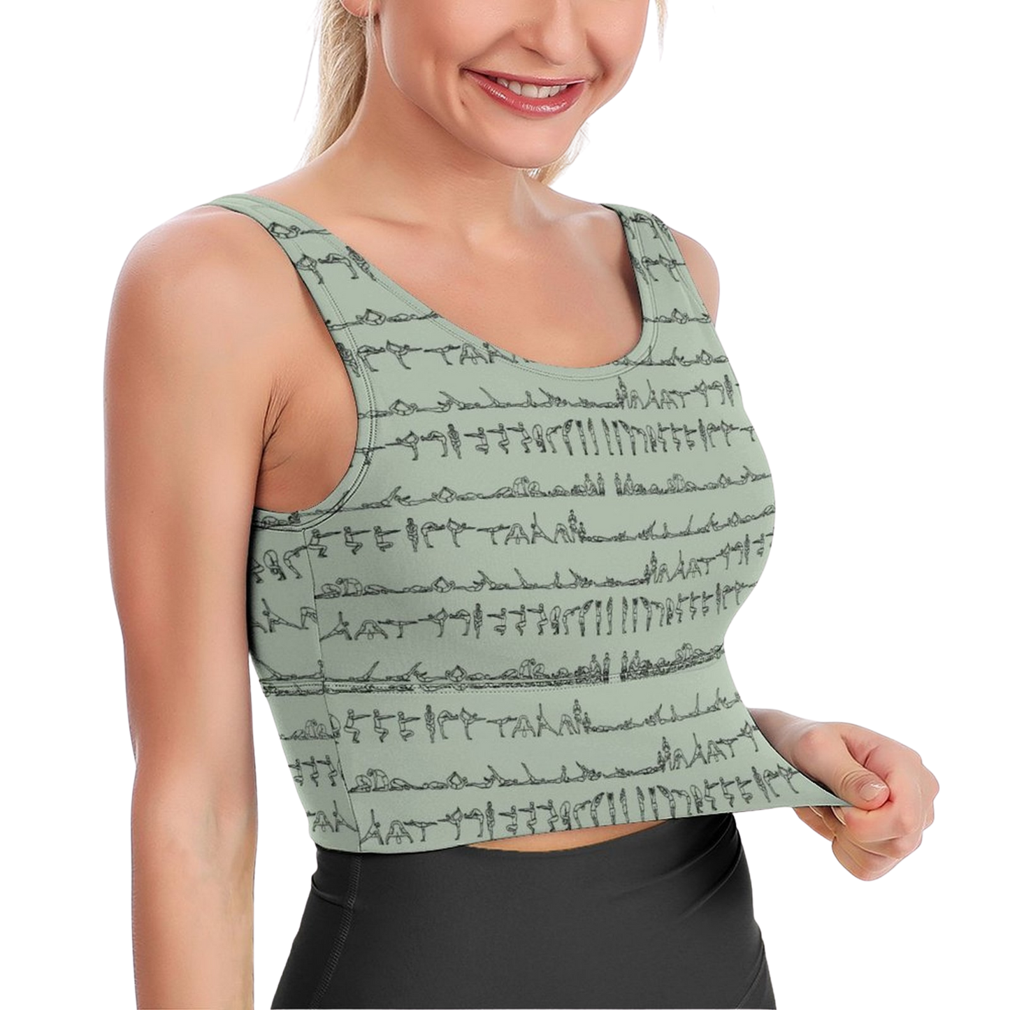 Bikram Pastel - iSquared Crop Top