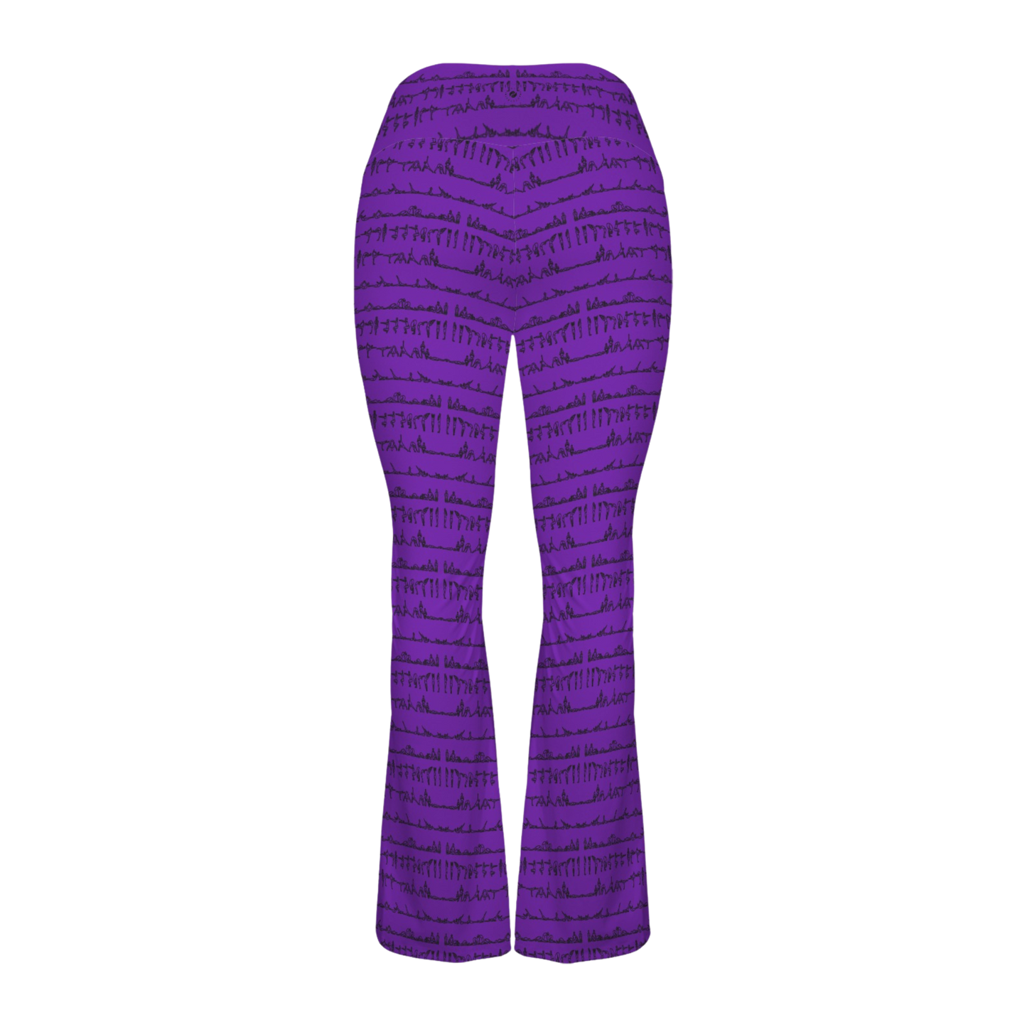 Bikram Series - Cross Waisted Flair Leggings REFINED