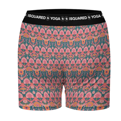Jaipur Love - iSquared Yoga Shorts