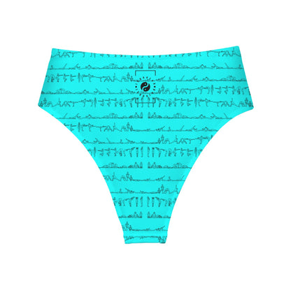 Bikram Series - High Waisted Bikini Bottoms