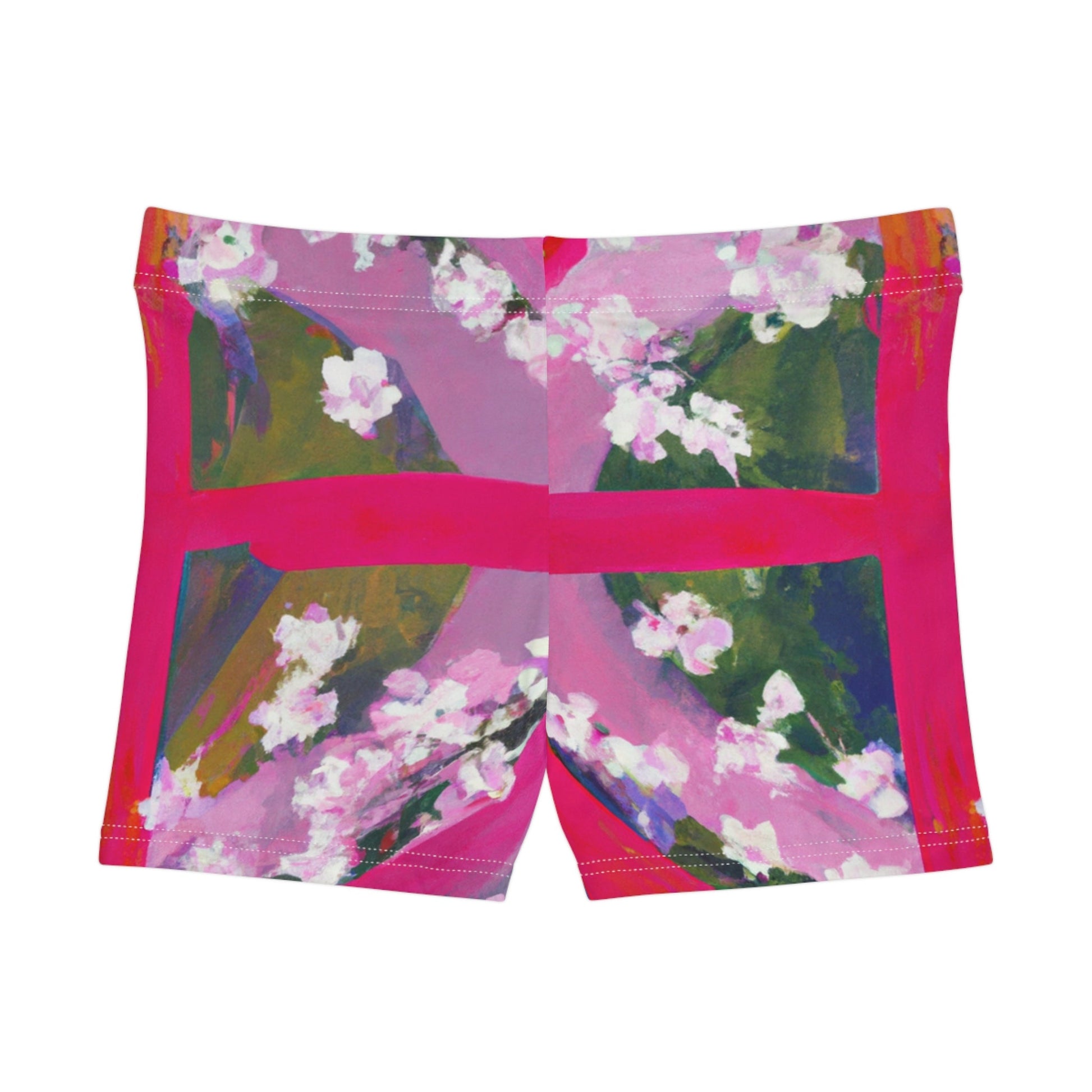 "Bloom Resurgence" - Mini Hot Yoga Short - iSquaredYoga