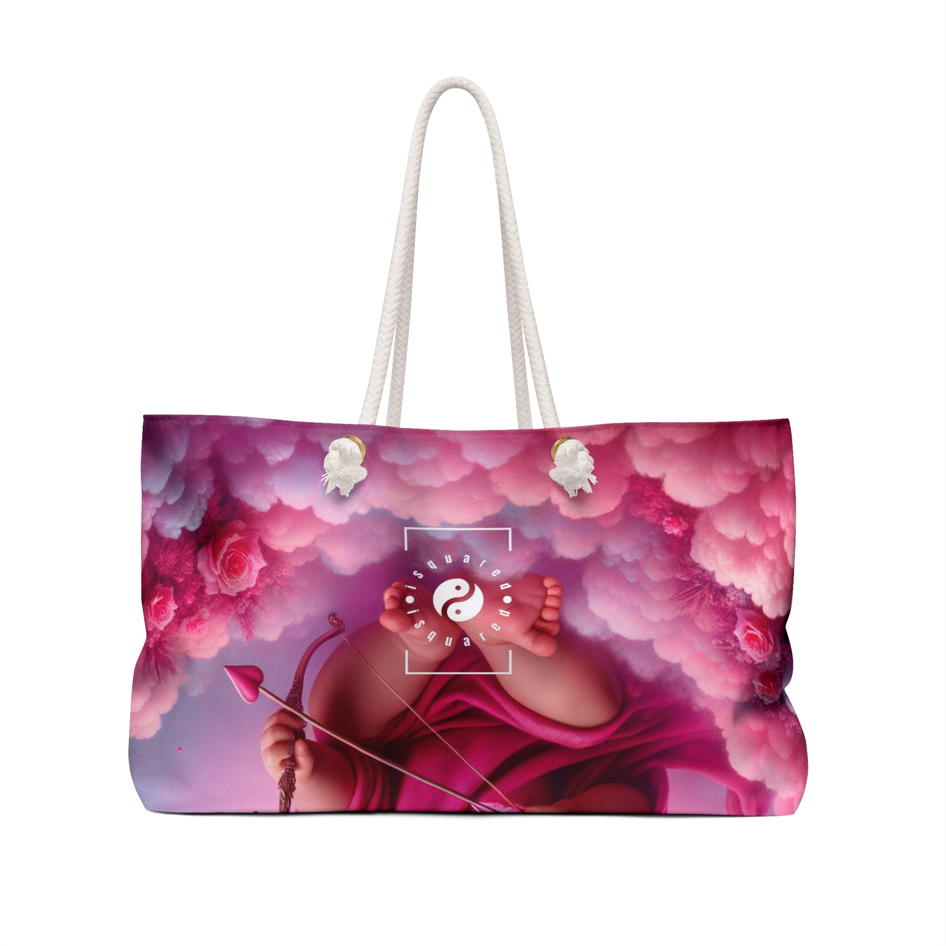 "Bold Blush: A Cupid's Love Affair" - Casual Yoga Bag - iSquaredYoga