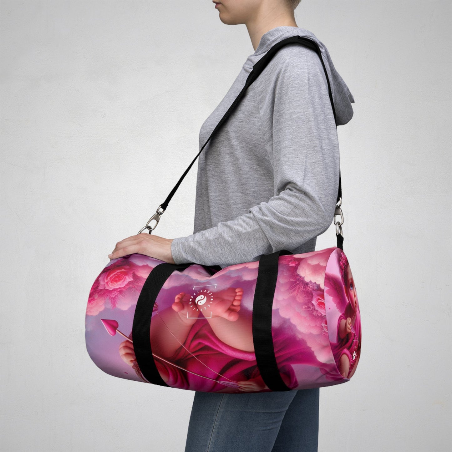 "Bold Blush: A Cupid's Love Affair" - Duffle Bag - iSquaredYoga