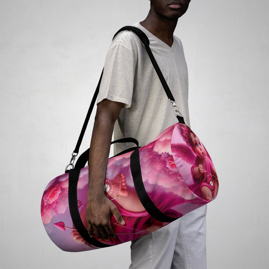 "Bold Blush: A Cupid's Love Affair" - Duffle Bag - iSquaredYoga